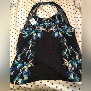 FREE PEOPLE SZ small Gorgeous color combination on this Tank/vest/ blouse